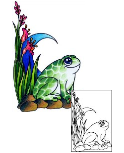 Frog Tattoo Reptiles & Amphibians tattoo | AAF-09651