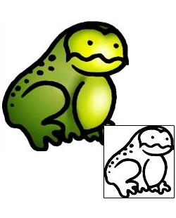 Frog Tattoo Reptiles & Amphibians tattoo | AAF-09667