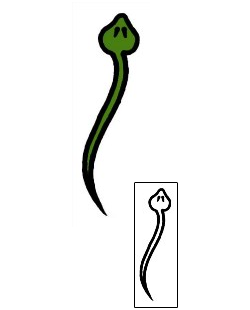 Reptiles & Amphibians Tattoo Specific Body Parts tattoo | AAF-09673