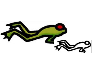 Frog Tattoo Reptiles & Amphibians tattoo | AAF-09684