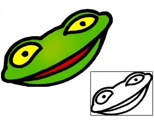 Frog Tattoo Reptiles & Amphibians tattoo | AAF-09698