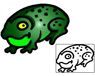 Frog Tattoo Reptiles & Amphibians tattoo | AAF-09701
