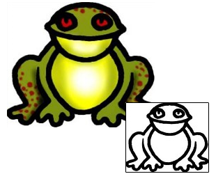 Frog Tattoo Reptiles & Amphibians tattoo | AAF-09711