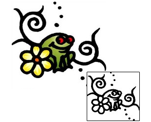 Frog Tattoo Reptiles & Amphibians tattoo | AAF-09718