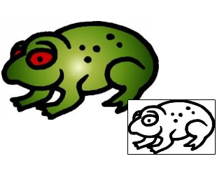 Frog Tattoo Reptiles & Amphibians tattoo | AAF-09720