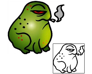 Frog Tattoo Reptiles & Amphibians tattoo | AAF-09733