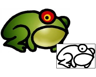 Frog Tattoo Reptiles & Amphibians tattoo | AAF-09737