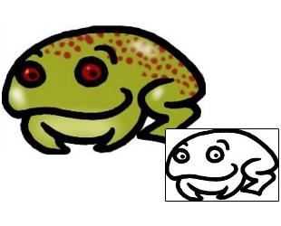 Frog Tattoo Reptiles & Amphibians tattoo | AAF-09746