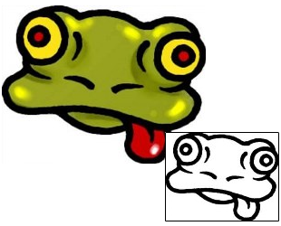Frog Tattoo Reptiles & Amphibians tattoo | AAF-09753