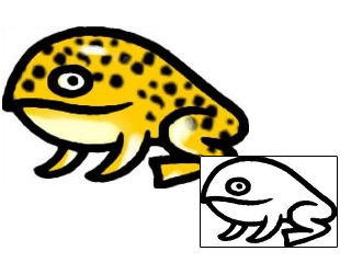 Frog Tattoo Reptiles & Amphibians tattoo | AAF-09757