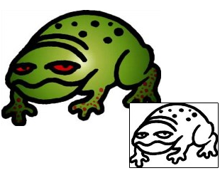 Frog Tattoo Reptiles & Amphibians tattoo | AAF-09764