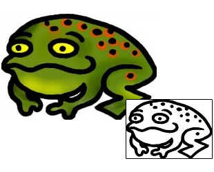 Frog Tattoo Reptiles & Amphibians tattoo | AAF-09767