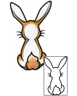 Rabbit Tattoo Animal tattoo | AAF-09791
