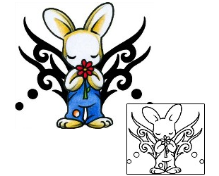 Rabbit Tattoo Tattoo Styles tattoo | AAF-09793