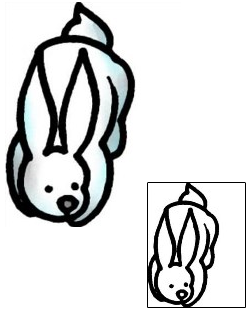 Rabbit Tattoo Animal tattoo | AAF-09806