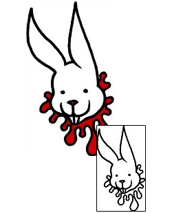 Rabbit Tattoo Animal tattoo | AAF-09817