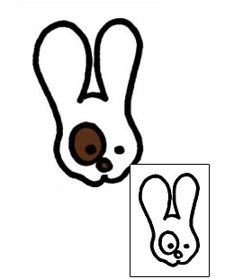 Rabbit Tattoo Animal tattoo | AAF-09822