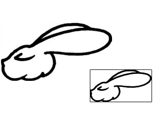 Rabbit Tattoo Animal tattoo | AAF-09825