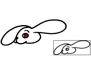 Rabbit Tattoo Animal tattoo | AAF-09826