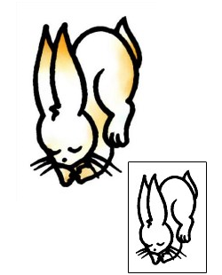 Rabbit Tattoo Animal tattoo | AAF-09831