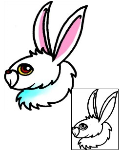 Rabbit Tattoo Animal tattoo | AAF-09834