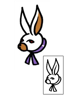 Rabbit Tattoo Animal tattoo | AAF-09842
