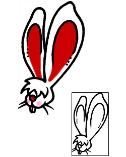 Rabbit Tattoo Animal tattoo | AAF-09846