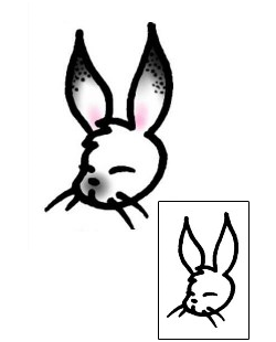 Rabbit Tattoo Animal tattoo | AAF-09847