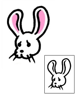 Rabbit Tattoo Animal tattoo | AAF-09852