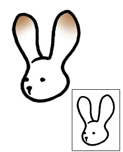 Rabbit Tattoo Animal tattoo | AAF-09855