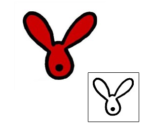 Rabbit Tattoo Animal tattoo | AAF-09856