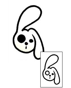 Rabbit Tattoo Animal tattoo | AAF-09870