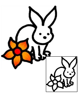 Rabbit Tattoo Animal tattoo | AAF-09874