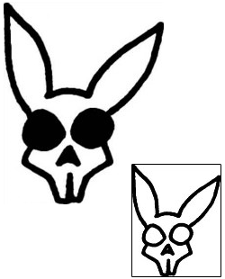 Rabbit Tattoo Animal tattoo | AAF-09875