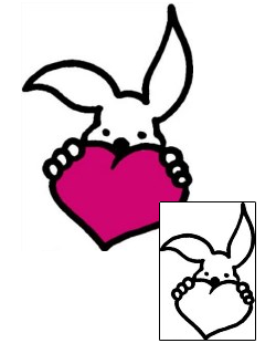 Rabbit Tattoo For Women tattoo | AAF-09876