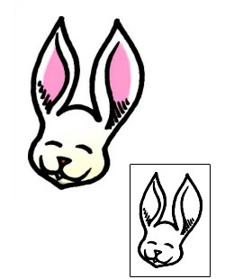 Rabbit Tattoo Animal tattoo | AAF-09882