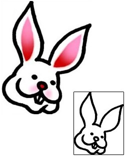 Rabbit Tattoo Animal tattoo | AAF-09890