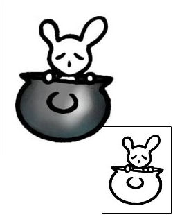 Rabbit Tattoo Animal tattoo | AAF-09900