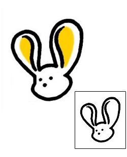 Rabbit Tattoo Animal tattoo | AAF-09901