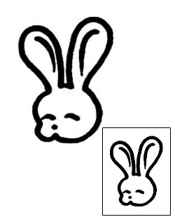 Rabbit Tattoo Animal tattoo | AAF-09903
