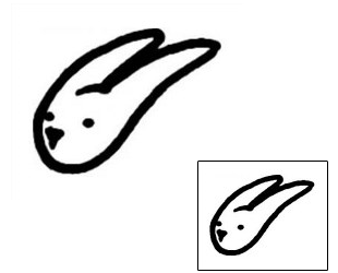 Rabbit Tattoo Animal tattoo | AAF-09905