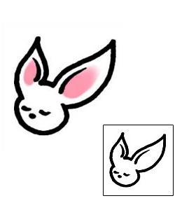 Rabbit Tattoo Animal tattoo | AAF-09910