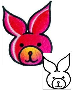 Rabbit Tattoo Animal tattoo | AAF-09982