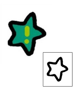 Star Tattoo Astronomy tattoo | AAF-10133