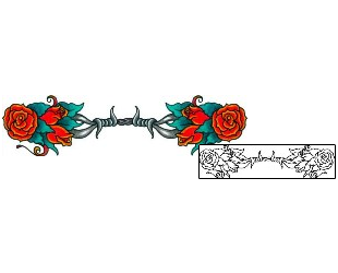 Rose Tattoo Specific Body Parts tattoo | AAF-10160