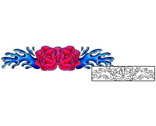 Peony Tattoo Specific Body Parts tattoo | AAF-10164