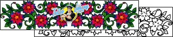Flower Tattoo plant-life-flowers-tattoos-andrea-ale-aaf-10170