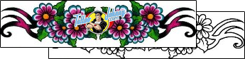 Flower Tattoo plant-life-flowers-tattoos-andrea-ale-aaf-10172