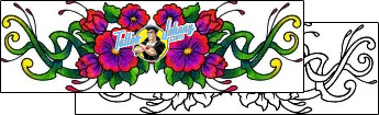 Flower Tattoo plant-life-flowers-tattoos-andrea-ale-aaf-10181