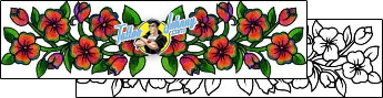 Flower Tattoo plant-life-flowers-tattoos-andrea-ale-aaf-10192